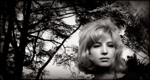 Monica Vitti sul set di L'Eclissi.