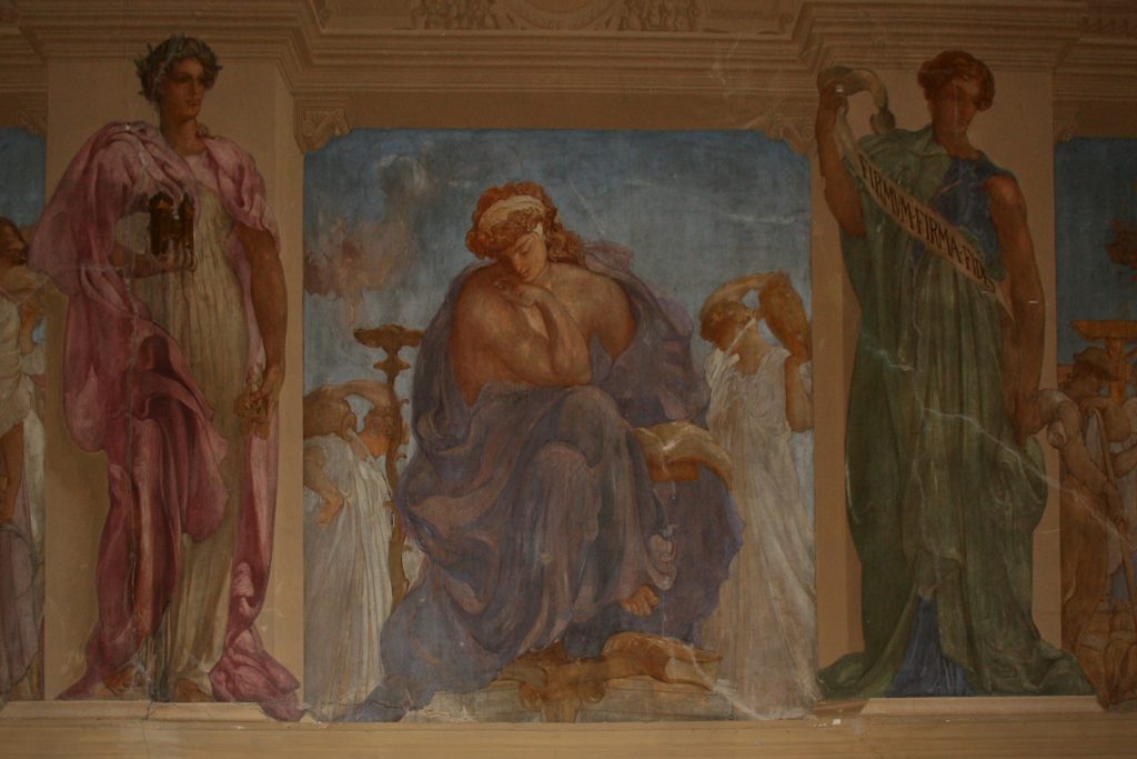 Adolfo De Carolis, La Sibilla Appenninica (1907-1908), tempera disciolta nella caseina e ritocchi ad olio, Ascoli Piceno, Palazzo del Governo